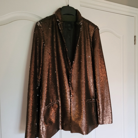 BR mongram sequin blazer/jacket - Picture 2 of 11